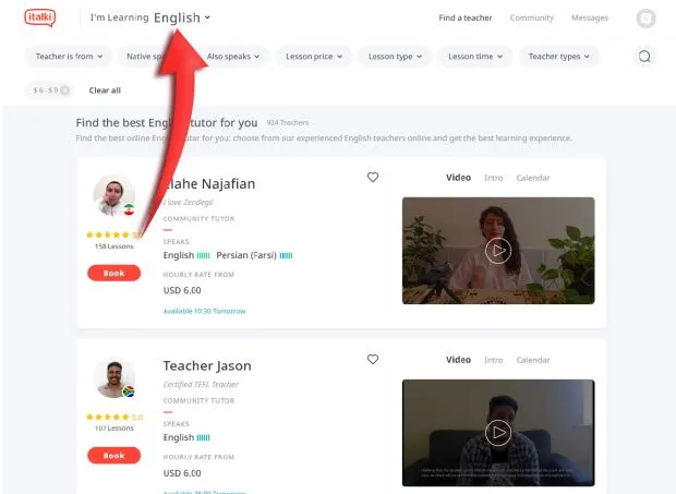 Italki къде да изберете какъв език изучавате